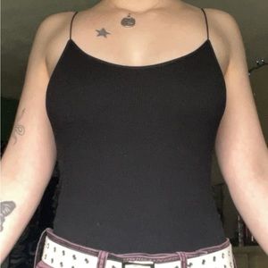 Black one piece bodysuit